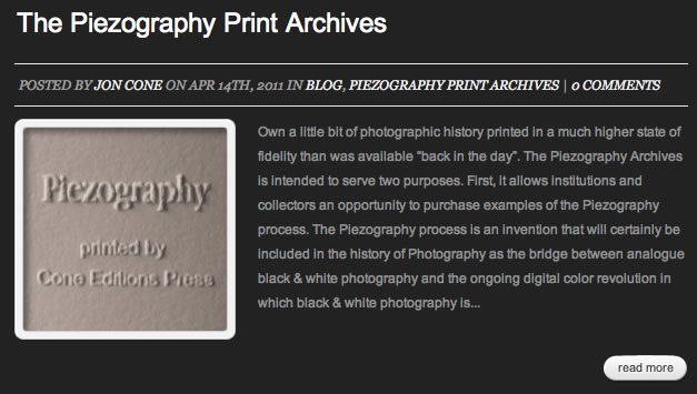 Piezography Print Archives