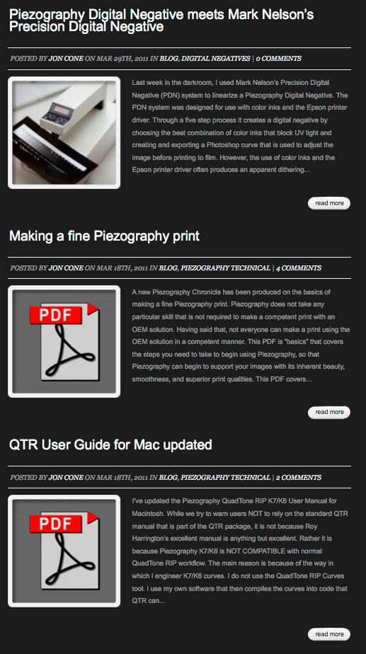 Piezography Blog