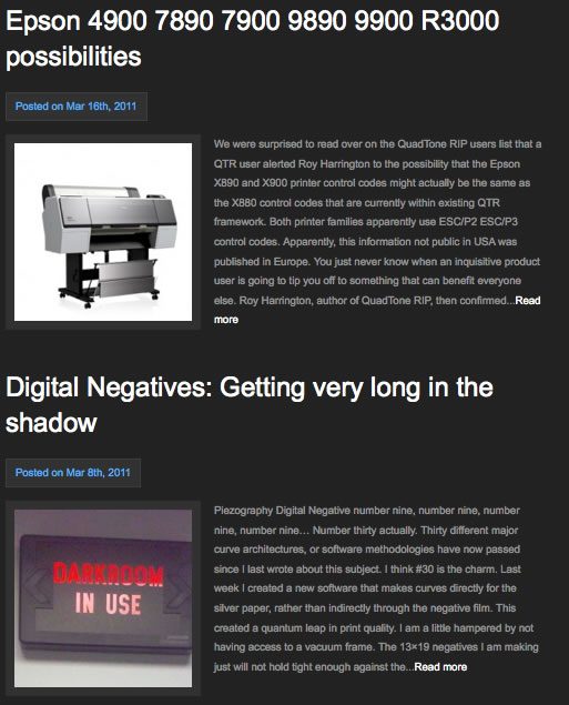 Piezography Blog
